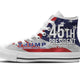 donald trump 45th president ladies high top sneakers