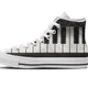 piano  ladies high top sneakers