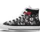 acdc band ladies high top sneakers