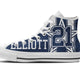 ezekiel elliott ladies high top sneakers