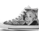 albert einstein ladies high top sneakers