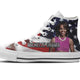 michelle obama ladies high top sneakers