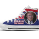 drain the swamp ladies high top sneakers