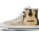 guitar  ladies high top sneakers
