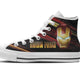 iron man mens high top sneakers