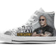 the rock mens high top sneakers high top