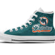 dolphins sneaker mens high top sneakers high top