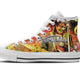 jimi hendrix mens high top sneakers