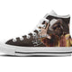 biggie  ladies high top sneakers