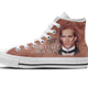 michael bolton ladies high top sneakers