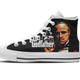 the godfather mens high top sneakers
