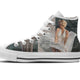 marilyn monroe ladies high top sneakers