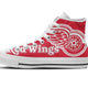 detroit red wings mens high top sneakers high top