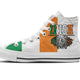 irish roots mens high top sneakers high top