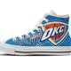 oklahoma city thunder ladies high top sneakers