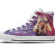 bret michaels mens high top sneakers