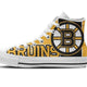 boston bruins ladies high top sneakers