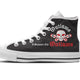 outlaws supporter ladies high top sneakers