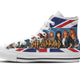 def leppard mens high top sneakers