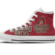 arizona diamondbacks ladies high top sneakers