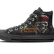 pirates of the caribbean ladies high top sneakers