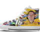 kyle busch mens high top sneakers