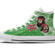 cheech and chong ladies high top sneakers