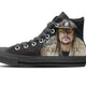 kid rock black ladies high top sneakers