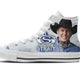 george strait mens high top sneakers