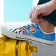 oklahoma city thunder mens low cut sneakers cut