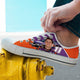 denny hamlin mens low cut sneakers