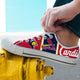 st louis cardinals mens low cut sneakers cut