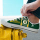 oakland athletics mens low cut sneakers