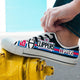 los angeles clippers mens low cut sneakers cut