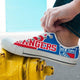 new york rangers mens low cut sneakers cut