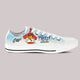 jimmy buffett parrotheads ladies low cut sneakers