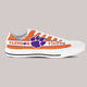 clemson tigers national champions ladies low cut sneakers