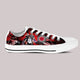 red hot chili peppers ladies low cut sneakers