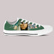 lady gaga mens low cut sneakers