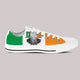 irish roots mens low cut sneakers cut