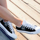 the ramones ladies low cut sneakers
