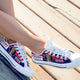 drain the swamp ladies low cut sneakers