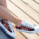 red hot chili peppers ladies low cut sneakers