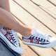 victor cruz ladies low cut sneakers