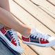 atlanta braves ladies low cut sneakers