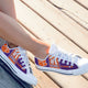 clemson tigers national champions ladies low cut sneakers