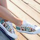 harley quinn ladies low cut sneakers