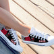 portland trail blazers ladies low cut sneakers