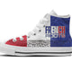 french roots ladies high top sneakers