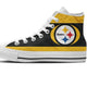 pittsburg steelers mens high top sneakers high top 1